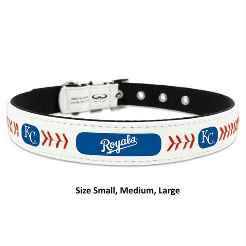 Kansas City Royals Classic Leather Baseball Collar
