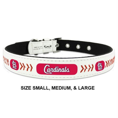 St. Louis Cardinals Classic Leather Baseball Collar