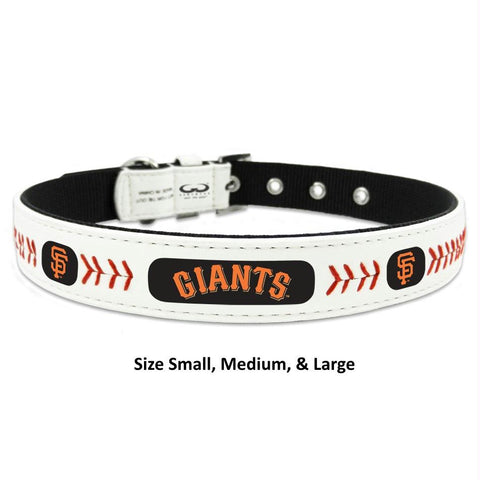 San Francisco Giants Classic Leather Baseball Collar