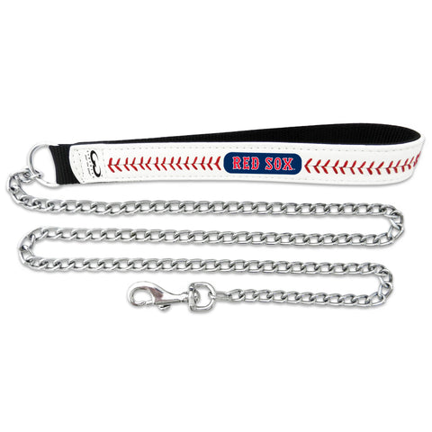 Boston Red Sox Leather Baseball Seam Leash