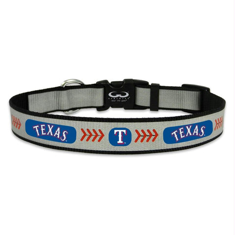 Texas Rangers Reflective Pet Collar