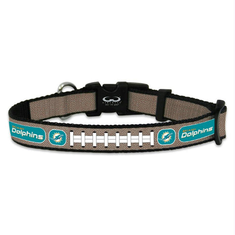 Miami Dolphins Reflective Football Pet Collar
