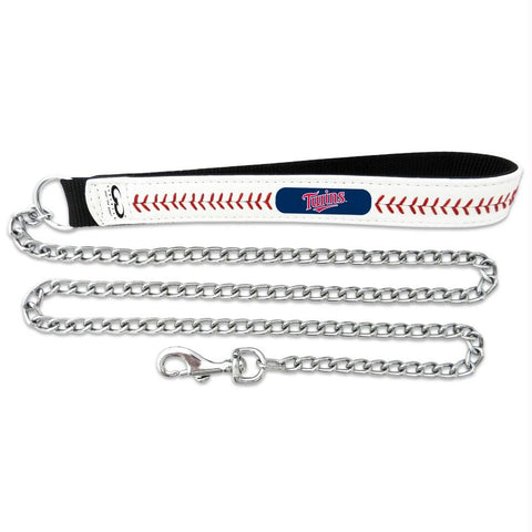 Minnesota Twins Leather Baseball Seam Leash