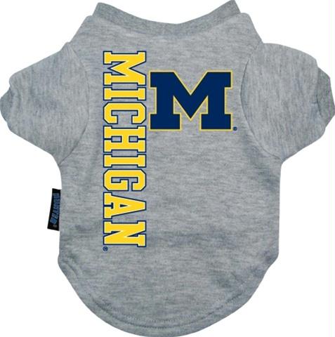 Michigan Wolverines Dog Tee Shirt