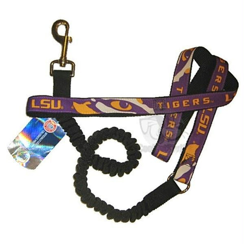 LSU Tigers Bungee Ribbon Pet Leash