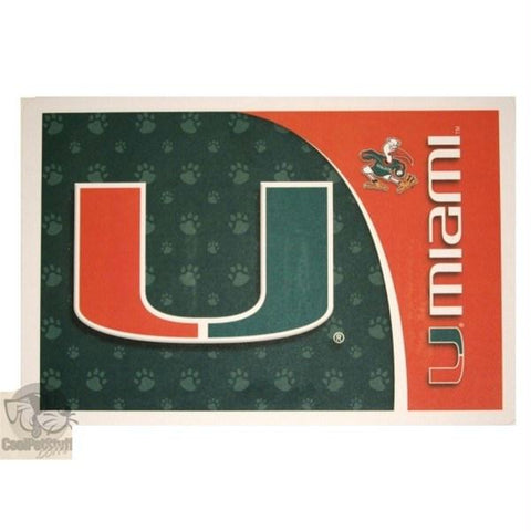 Miami Hurricanes Pet Mat