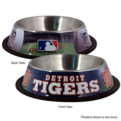 Detroit Tigers Stainless Steel Pet Bowl
