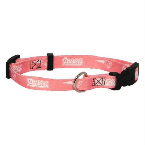 New England Patriots Pink Pet Collar