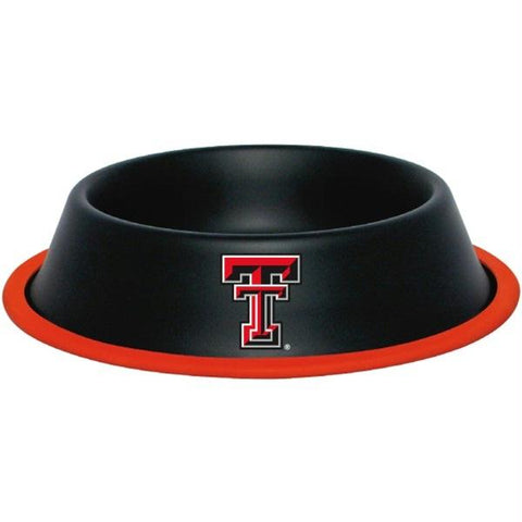 Texas Tech Red Raiders Gloss Black Pet Bowl