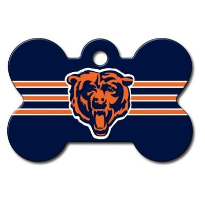 Chicago Bears Bone ID Tag