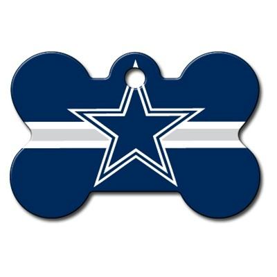 Dallas Cowboys Bone ID Tag