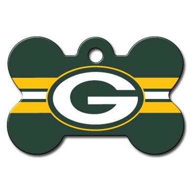 Green Bay Packers Bone ID Tag