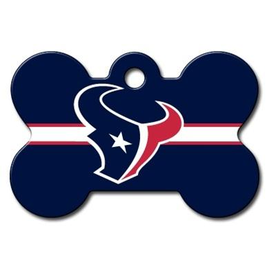 Houston Texans Bone ID Tag
