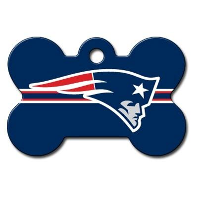 New England Patriots Bone ID Tag