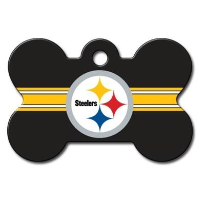 Pittsburgh Steelers Bone ID Tag