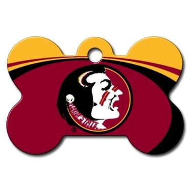 Florida State Seminoles Bone ID Tag