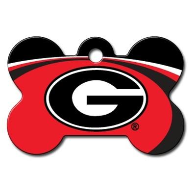 Georgia Bulldogs Bone ID Tag