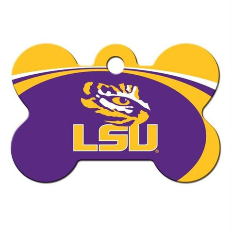 LSU Tigers Bone ID Tag
