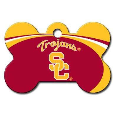 USC Trojans Bone ID Tag