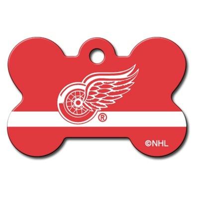 Detroit Red Wings Bone ID Tag