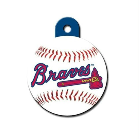 Atlanta Braves Circle ID Tag