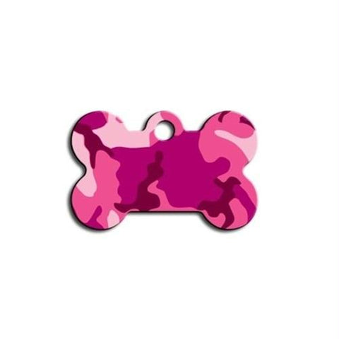 Small Camouflage Bone ID Tag