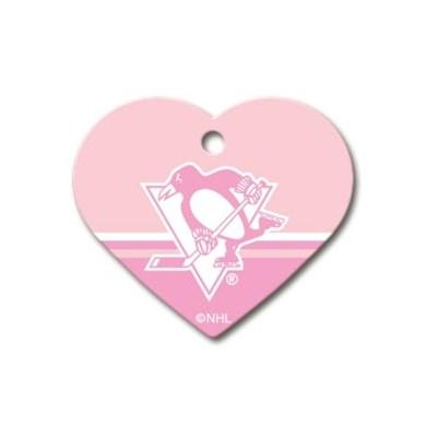 Pittsburgh Penguins Heart ID Tag