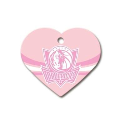Dallas Mavericks Heart ID Tag