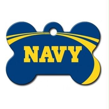 Navy Midshipmen Bone ID Tag