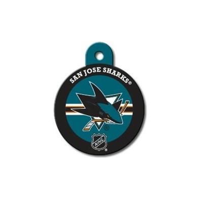 San Jose Sharks Large Circle ID Tag