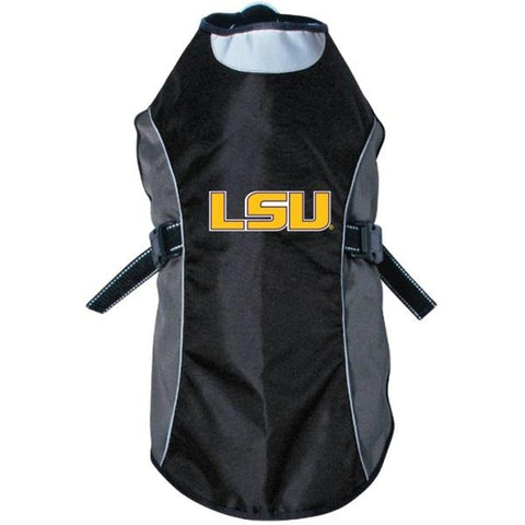 LSU Tigers Water Resistant Reflective Pet Jacket