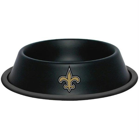 New Orleans Saints Gloss Black Pet Bowl