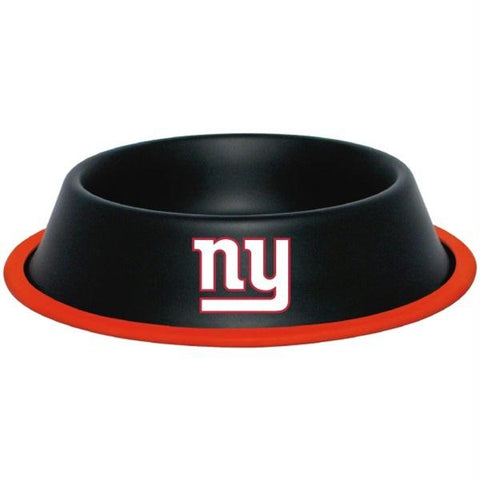 New York Giants Gloss Black Pet Bowl