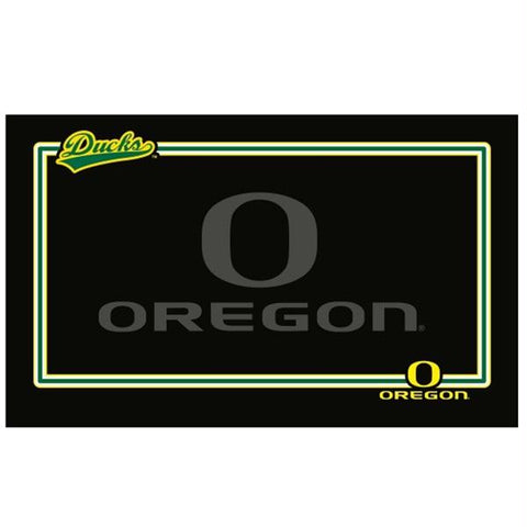 Oregon Ducks Black Pet Bowl Mat