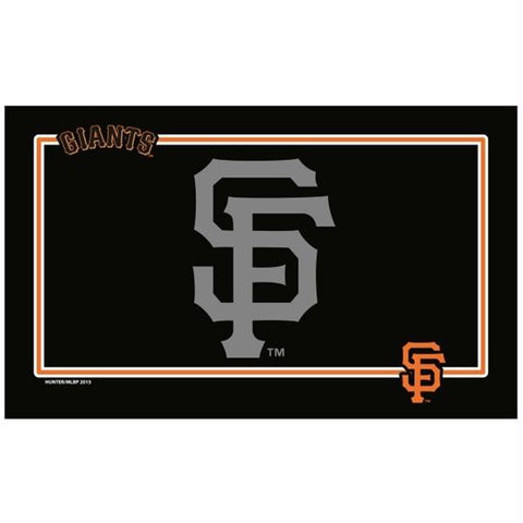 San Francisco Giants Black Pet Bowl Mat
