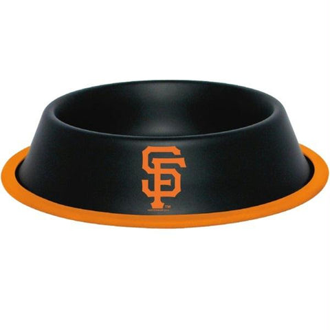 San Francisco Giants Gloss Black Pet Bowl
