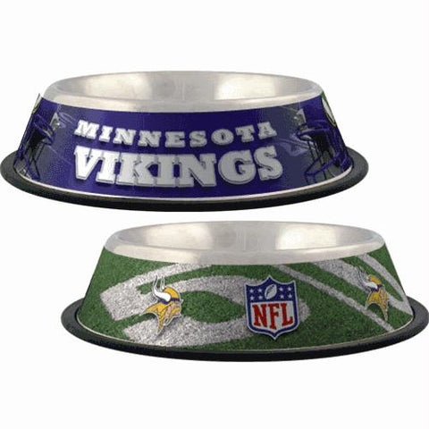 Minnesota Vikings Dog Bowl