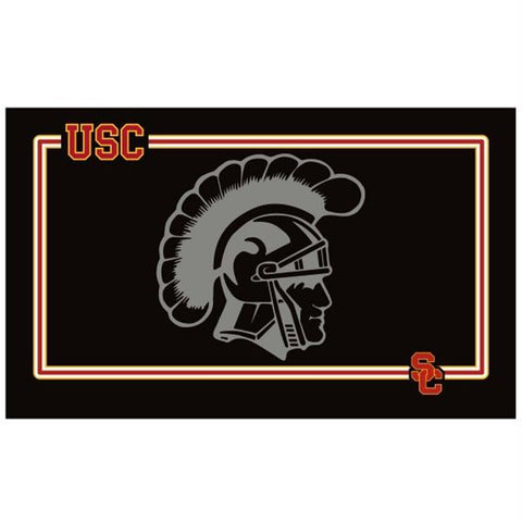 USC Trojans Black Pet Bowl Mat