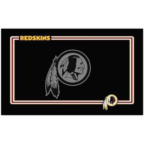 Washington Redskins Black Pet Bowl Mat