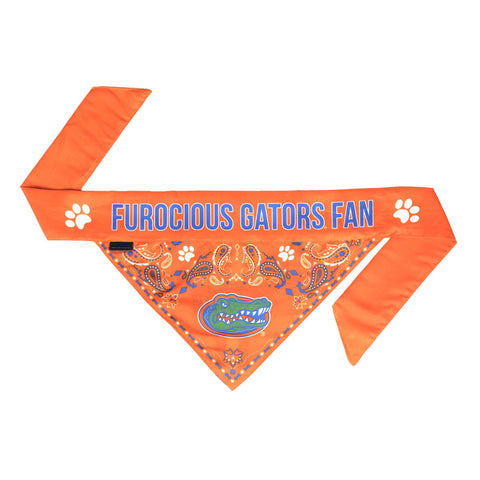 Florida Gators Pet Reversible Paisley Bandana