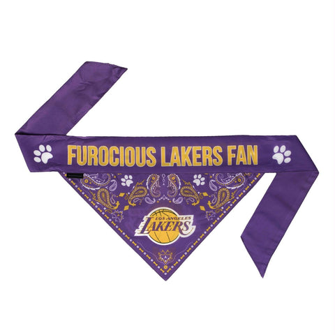 Los Angeles Lakers Pet Reversible Paisley Bandana