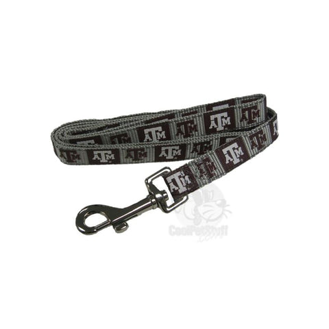 Texas A&M Aggies Pet Reflective Nylon Leash