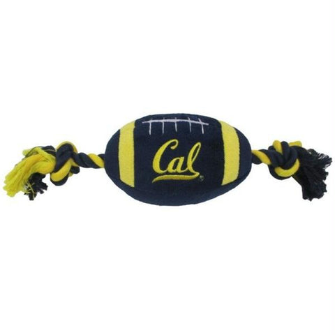 Cal Berkeley Golden Bears Plush Football Pet Toy