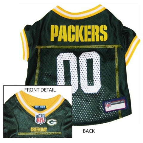 Green Bay Packers Dog Jersey