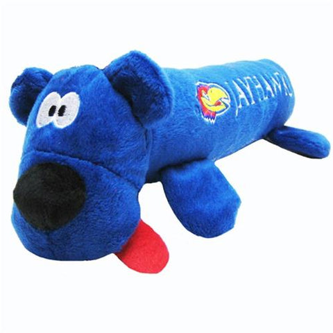 Kansas Jayhawks Plush Tube Pet Toy