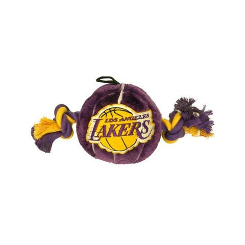 Los Angeles Lakers Basketball Dog Toy