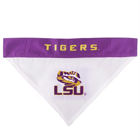 LSU Tigers Pet Reversible Bandana