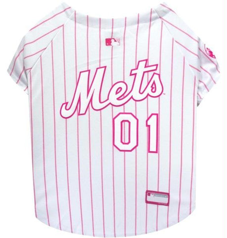 New York Mets Pink Pet Jersey