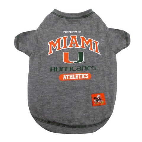 Miami Hurricanes Pet Tee Shirt