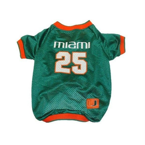 Miami Hurricanes Dog Jersey